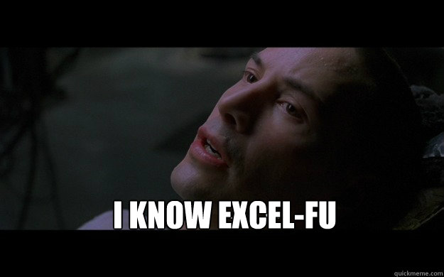 Excel - I Know Excel-fu