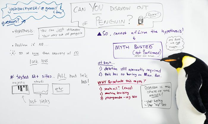 Can You Disavow Out of Penguin Whiteboard