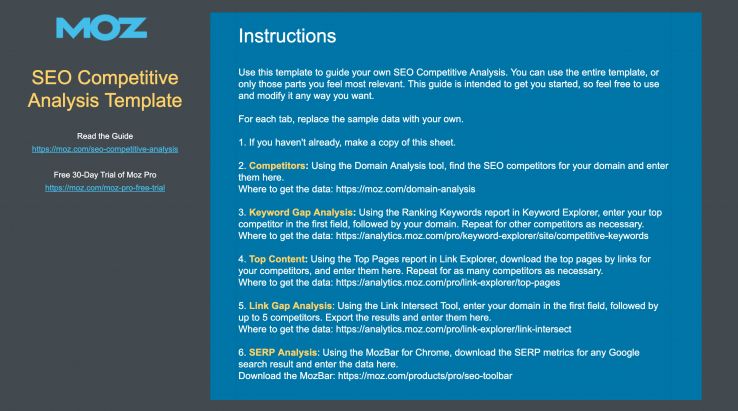 Guide to SEO Competitive Analysis Guide to SEO Competitive Analysis