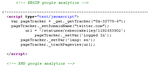 Source for Twitter JS error