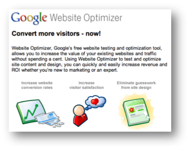 Google Website Optimizer