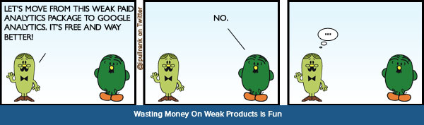 SEO Scenario: Wasting Money Is Fun