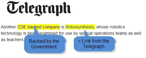 Robots can get links