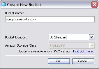 Create New Bucket