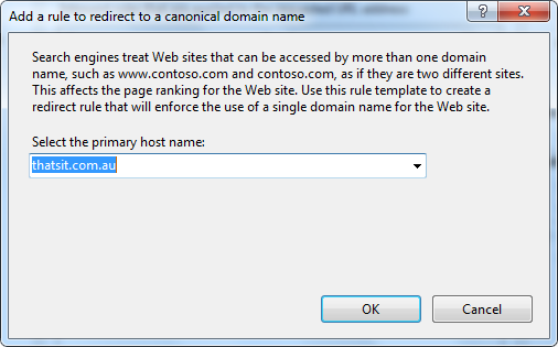 canonical domain name rule