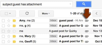 Find the Actual Guest Posts You Sent