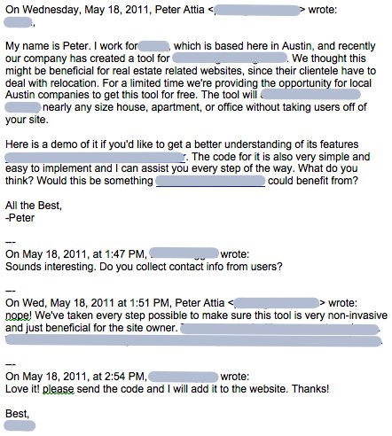 Correspondence Example