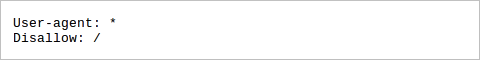 Robots.txt Example