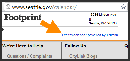 Link building footprint