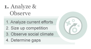 Step One: Analyze & Observe