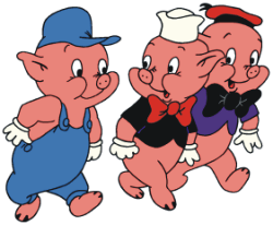 Three little pigs