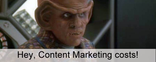 Content marketing costs