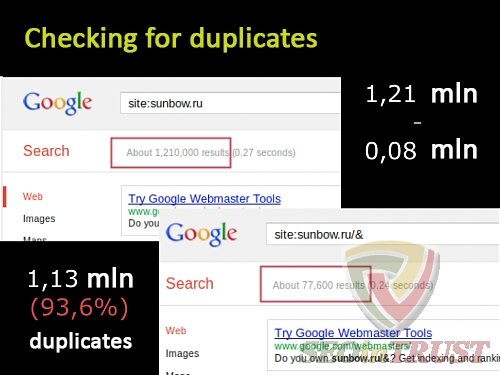 detect duplicate content