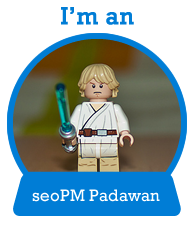 I'm an seoPM Padawan Badge