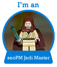 I'm an seoPM Jedi Master Badge