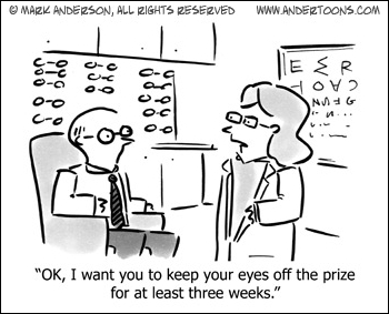 Keep your eyes on the prize