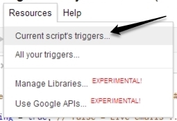 Script Trigger option
