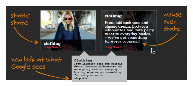 Panels using webfonts