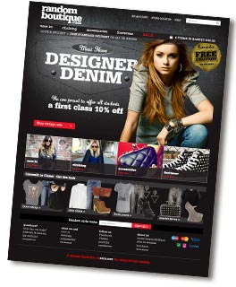 Random Boutique - Demo website