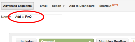Give your filter a cute name