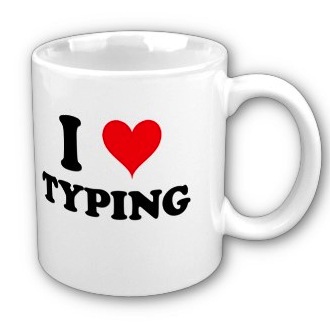 Typing can be a bit tedious