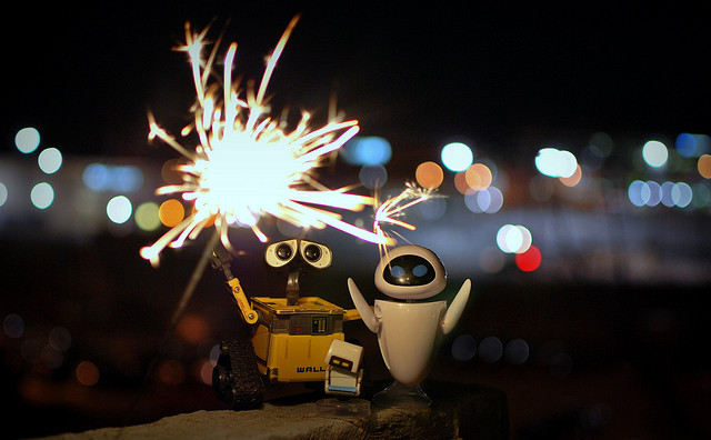 Wall-E Eve and Mo toys