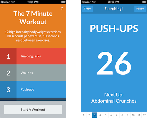 7 Minute Workout App