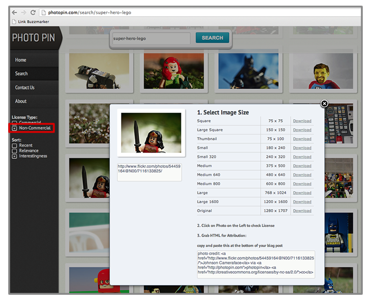 Photopin image search