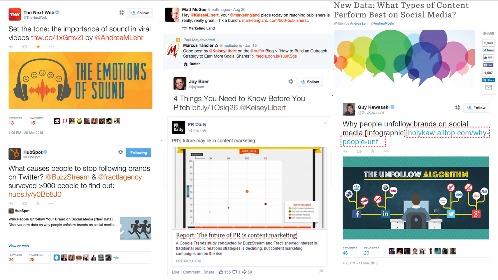 social media dashboard