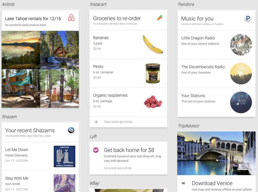 personalized recommendations from apps