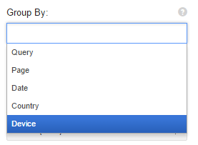 Search Analytics for Sheets Grouping