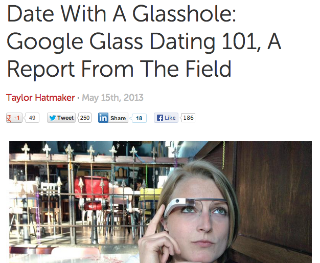 Date with a Glasshole