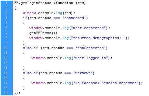 getLogin Status function