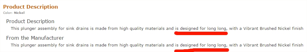 I've always wanted a sink stopper designed for long long