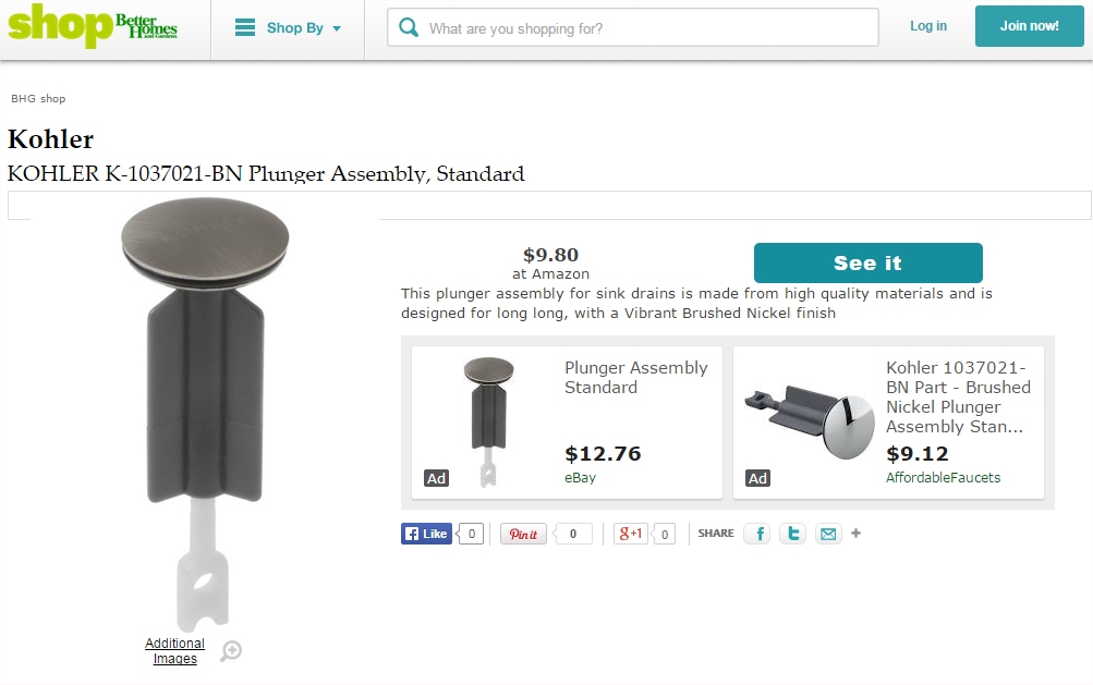 Better Homes and Gardens...but not better description.