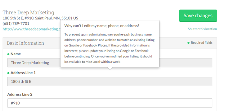MozLocal Change Block