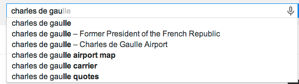 Google Suggestion Tool Screenshot