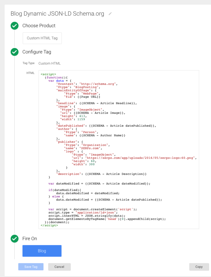dynamic schema json-ld tag