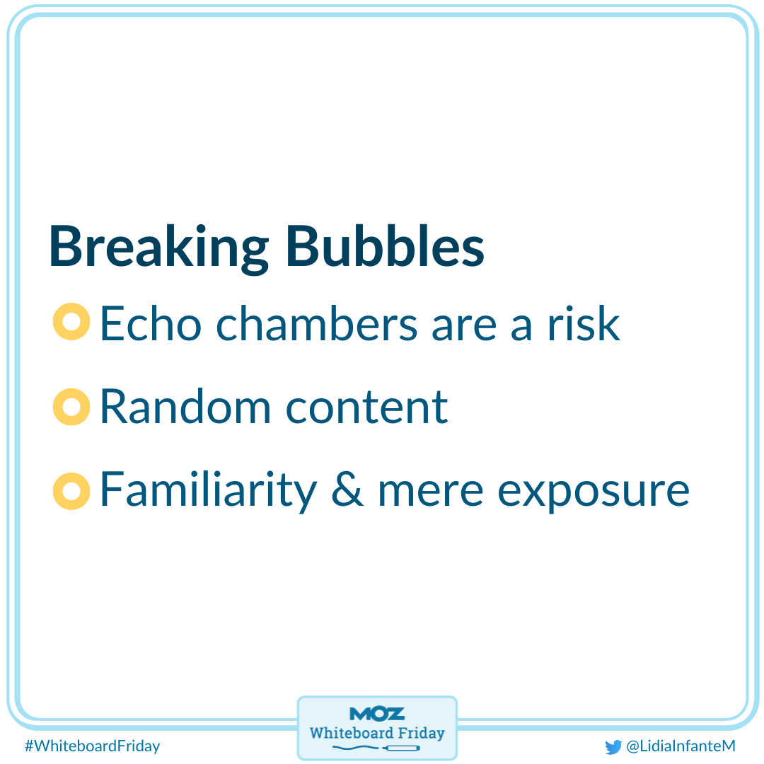 TikTok breaking the bubbles