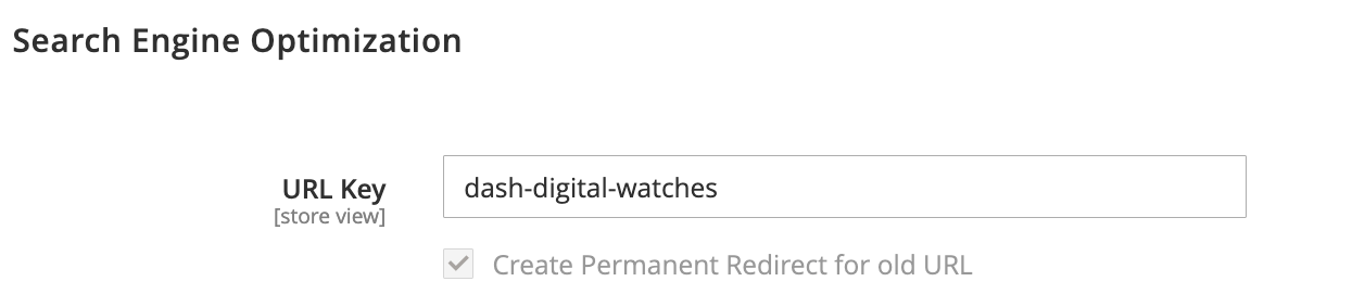 Example of an automatic redirect when the URL is changed.