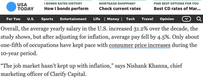 Fractl's Digital PR team leveraging client quotes to earn coverage on USA Today