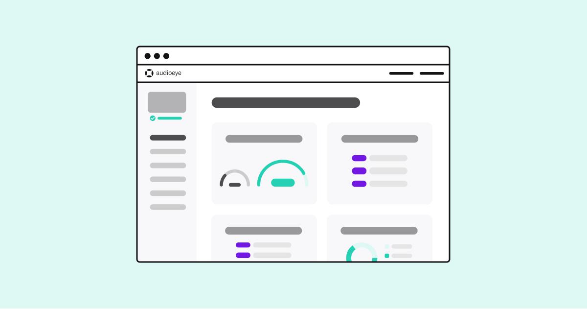 A graphic of an example webpage of analytics.