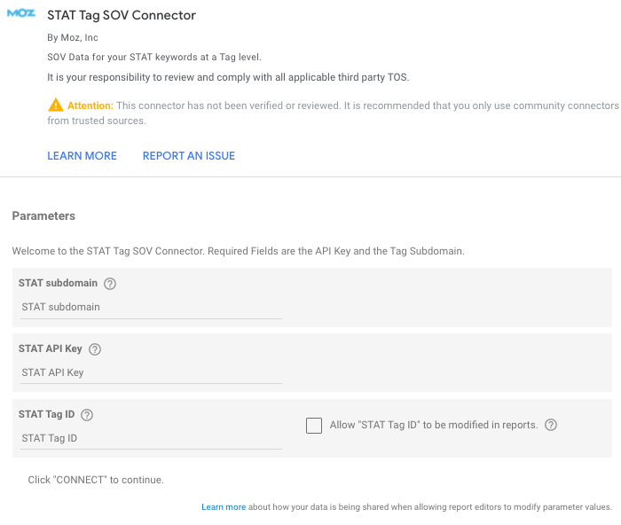 STAT Tag SOV Connector.