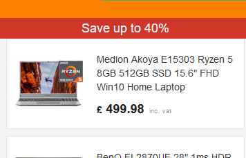 Anchor text shown on Ebuyer mobile version.