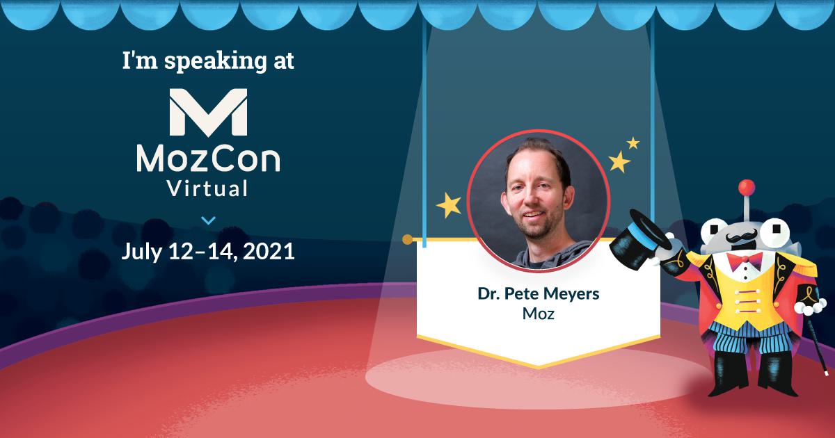 An image of ring master roger under the big top tent with Dr. Pete's headshot in the center.