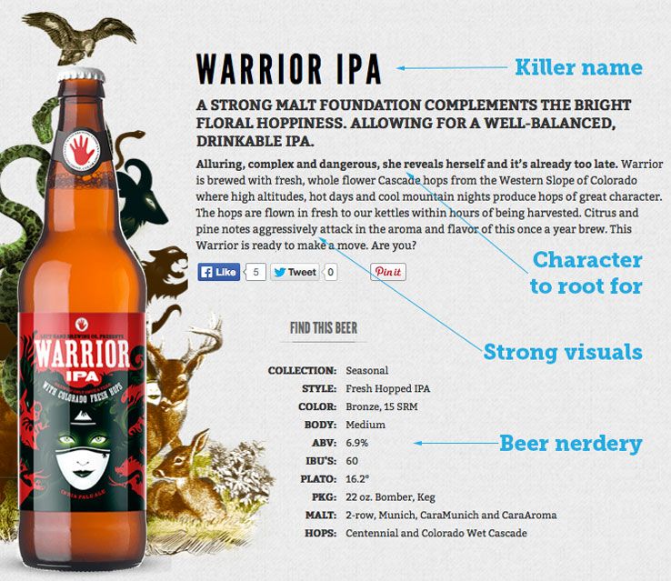 warrior ipa product description