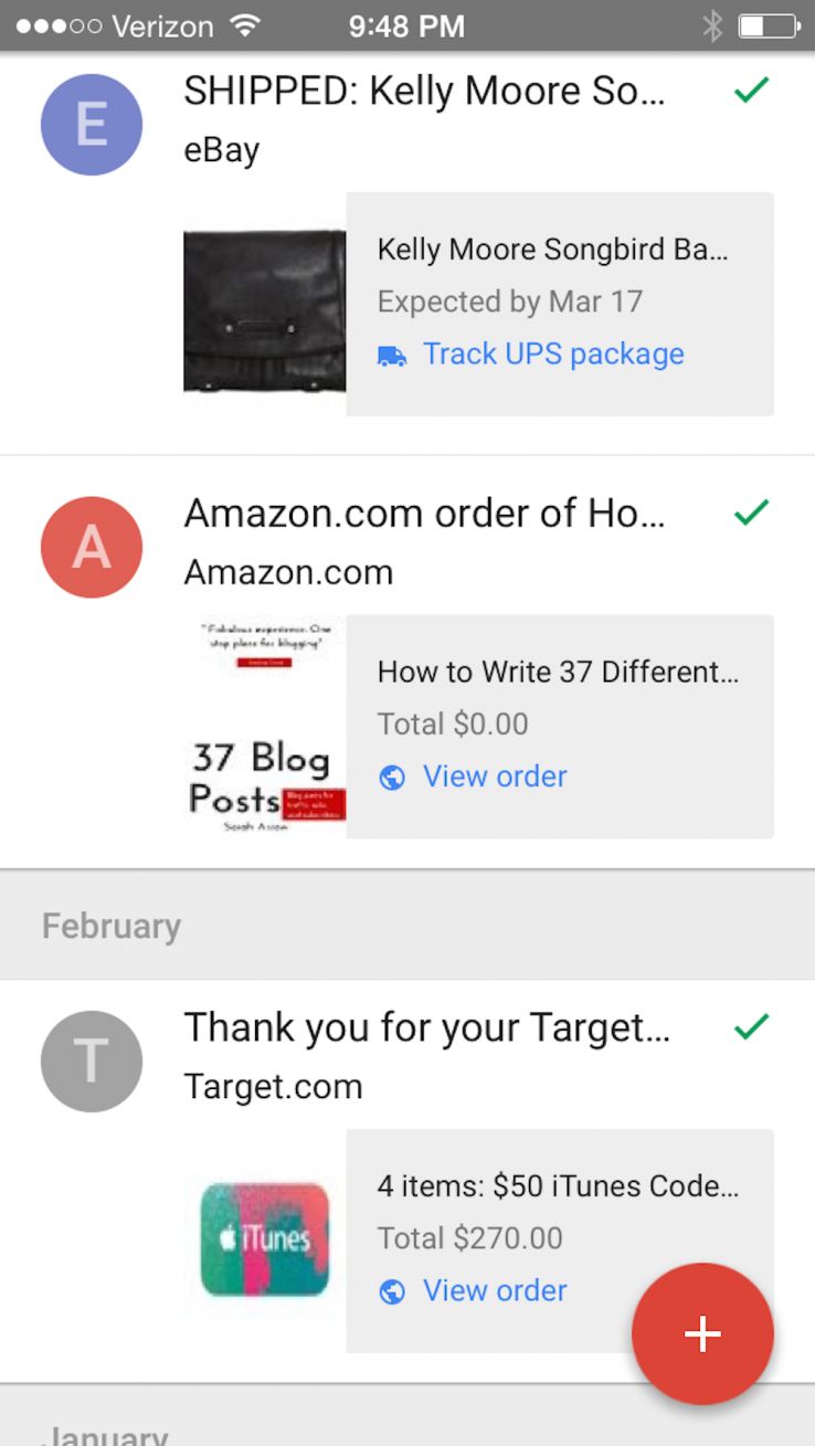 email markup highlights