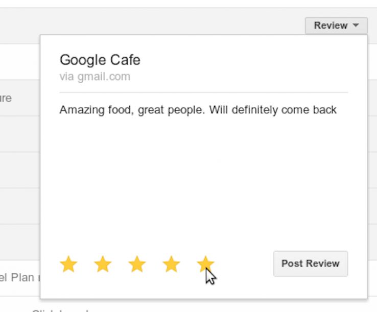 review actions in email