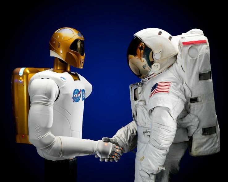 nasa robots making friends