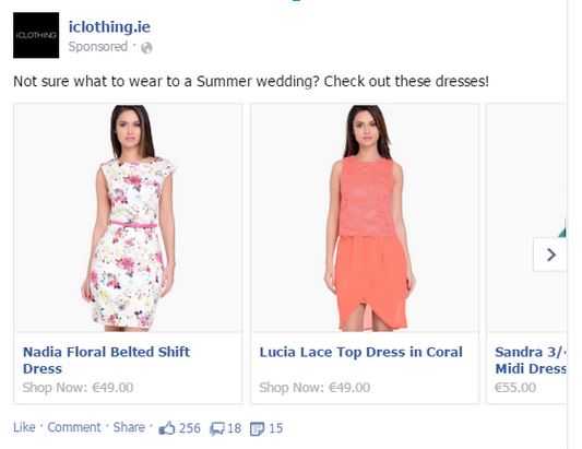 iClothing Multi Product Ad